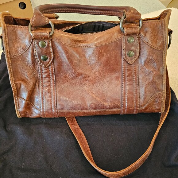 Frye Handbags - Frye Melissa Satchel, Good used condition